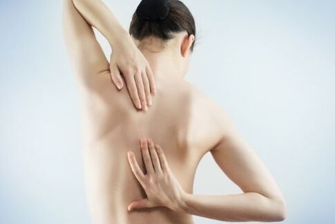 back pain in osteocondrosis
