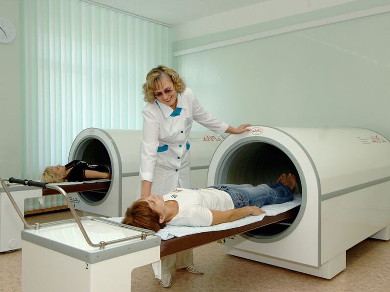 Magnetic resonance imaging is used to diagnose osteochondrosis